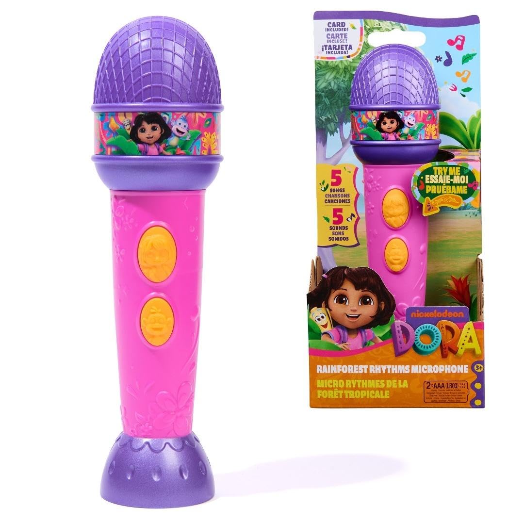 Microphone avec effets sonores Dora jouet musical interactif - 2
