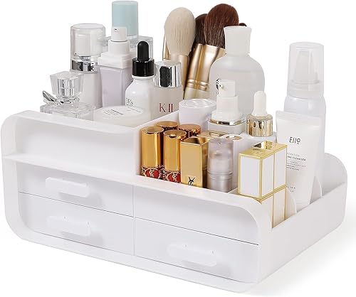 XKY Organizador de maquillaje con cajones organizador para el cuidado de la piel para productos de cuidado de la piel perfume sombras de ojos