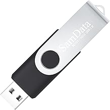 16GB USB Flash Drives 1 Pack USB 2.0 Thumb Drives 16GB Jump Drive USB Memory Stick with Led Indicator (Black, 1 Pack)