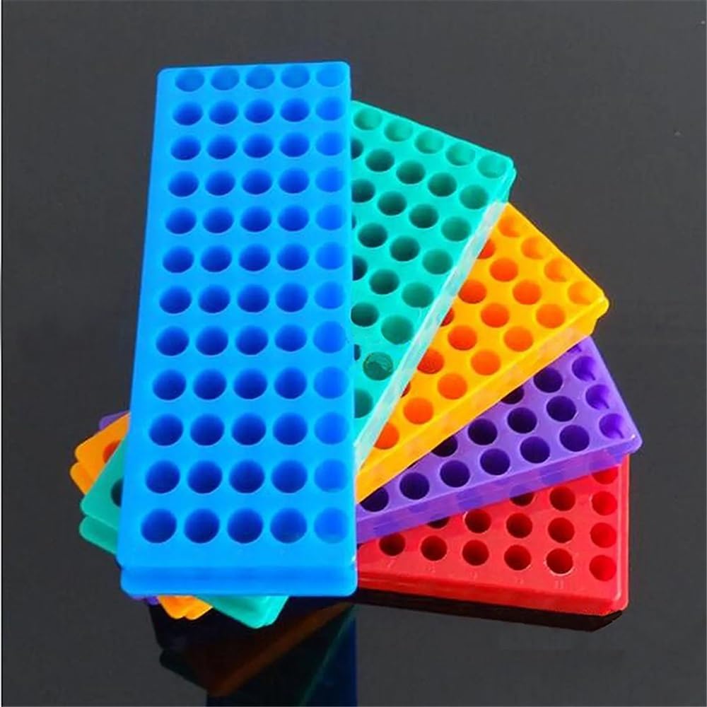 5 portaprovette a doppio pannello for 60 PCR for provette da 0,2/0,5/1,5/1,8/2,0 ml