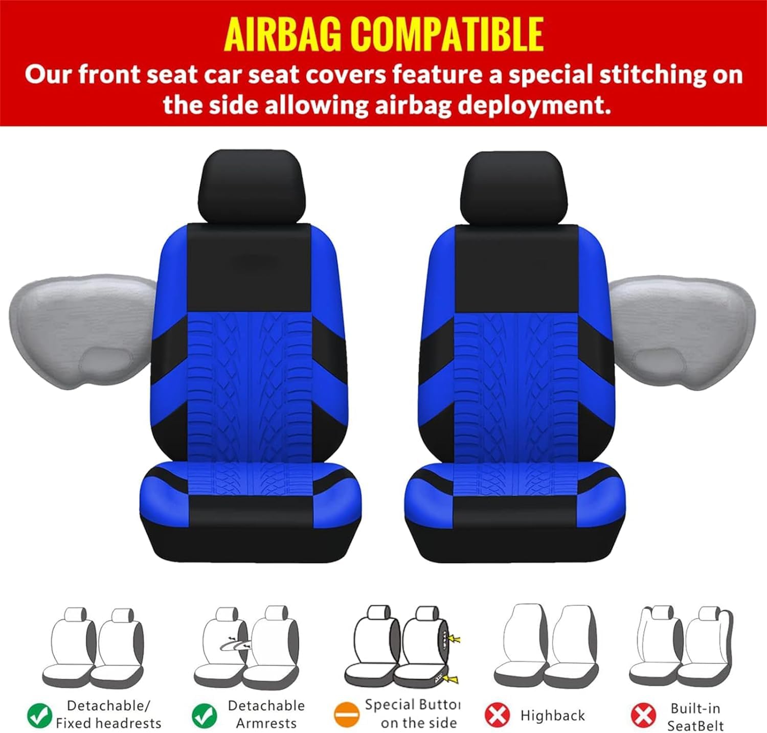 RWQZEOJO Housse Siege Voiture,pour Renault Clio 5 Clio 4 Clio 3 Estate