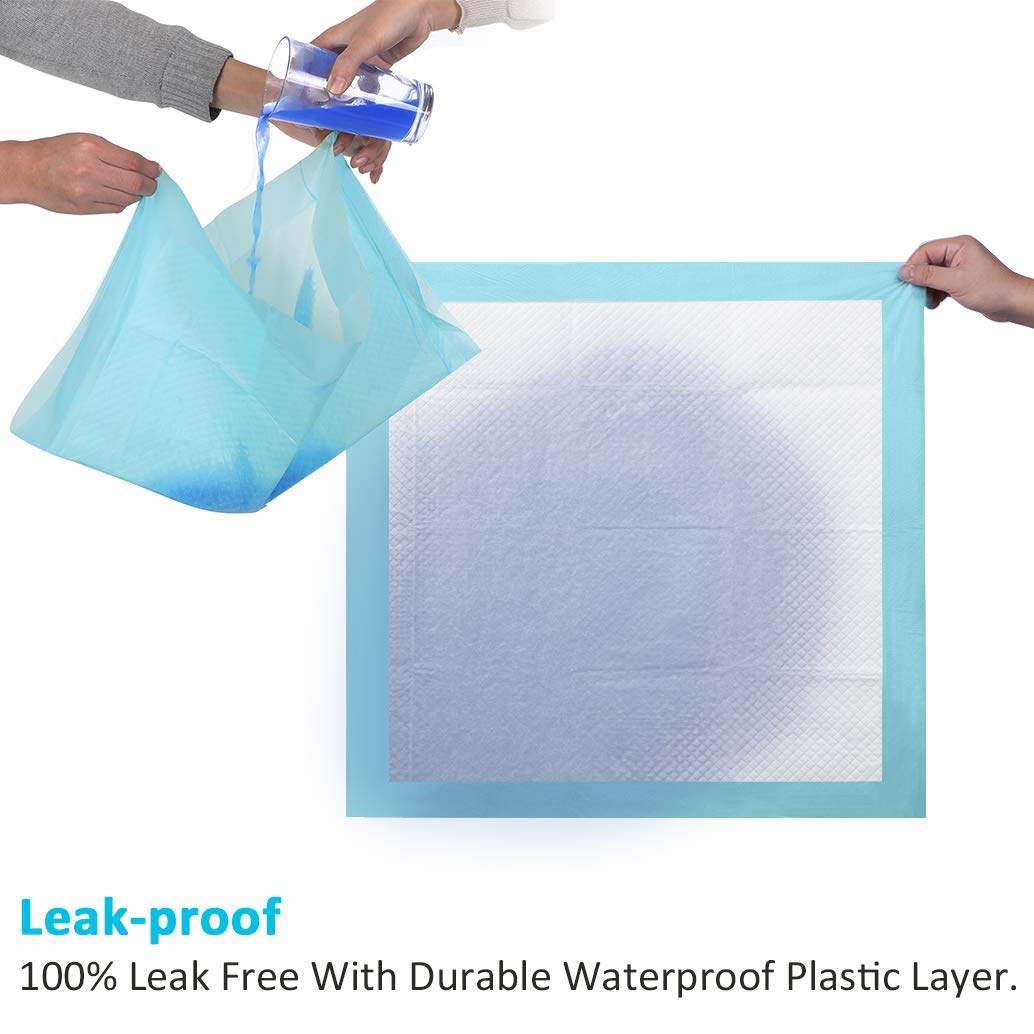 JNONI Dog and Puppy Training Pads, Disposable Dog Pee Pads, Ultra Absorbent Leak-Proof Pet Underpads,Dry Quickly Pee Pad for Dogs Cats Rabbits|Other House Training Pets -Pack of 25 PC