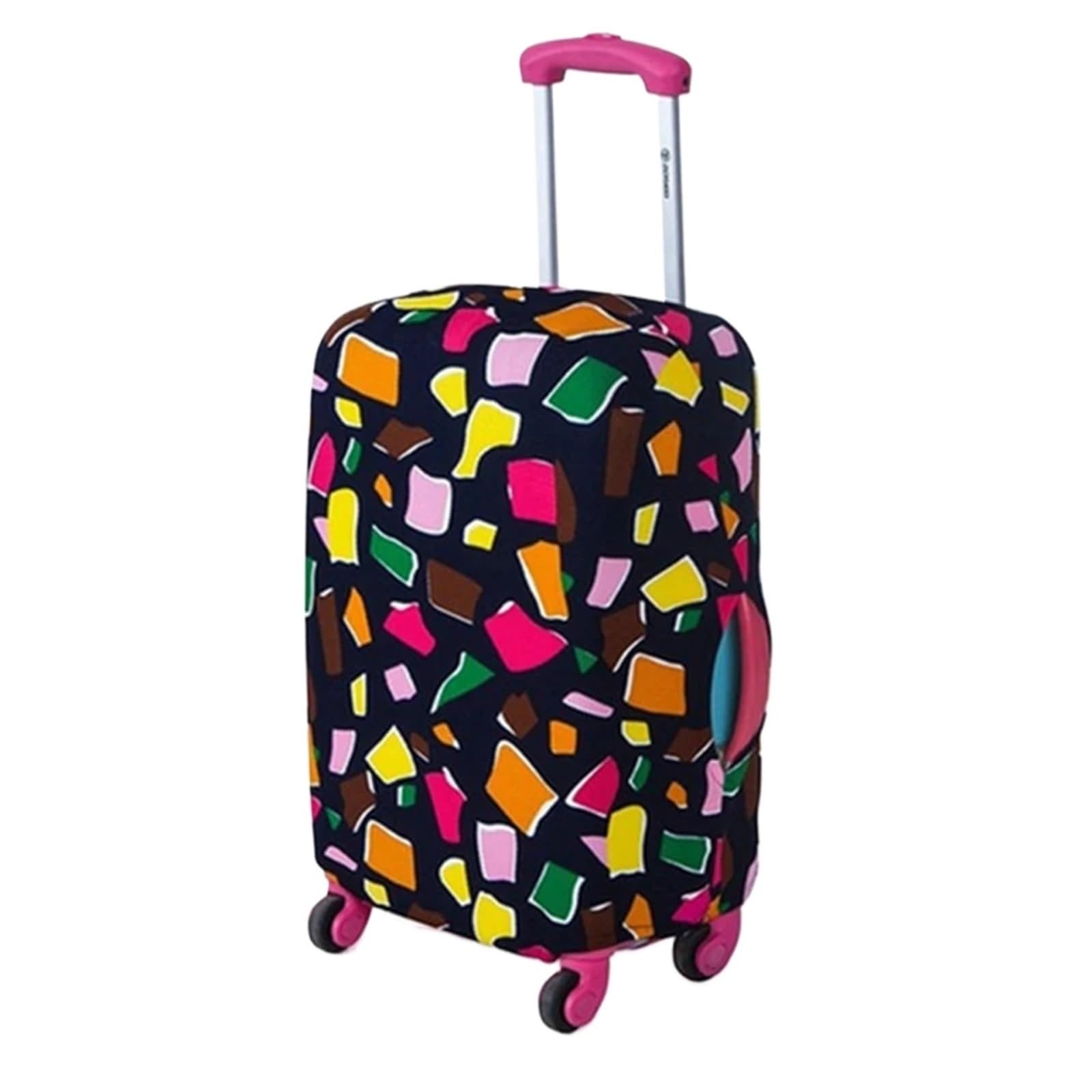 2 pezzi di copertura for valigia alta elasticità custodia for bagagli antipolvere 18-32 pollici accessori essenziali for Per Valigie(B Polygon,S)