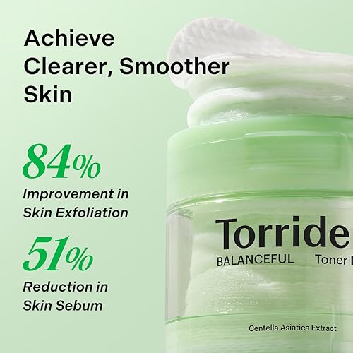 Miniatura 5 de Torriden BALANCEFUL - Almohadilla de tóner (60 almohadillas) Almohadillas exfoliantes diarias con PHA y LHA para pieles grasas, combas y sensibles