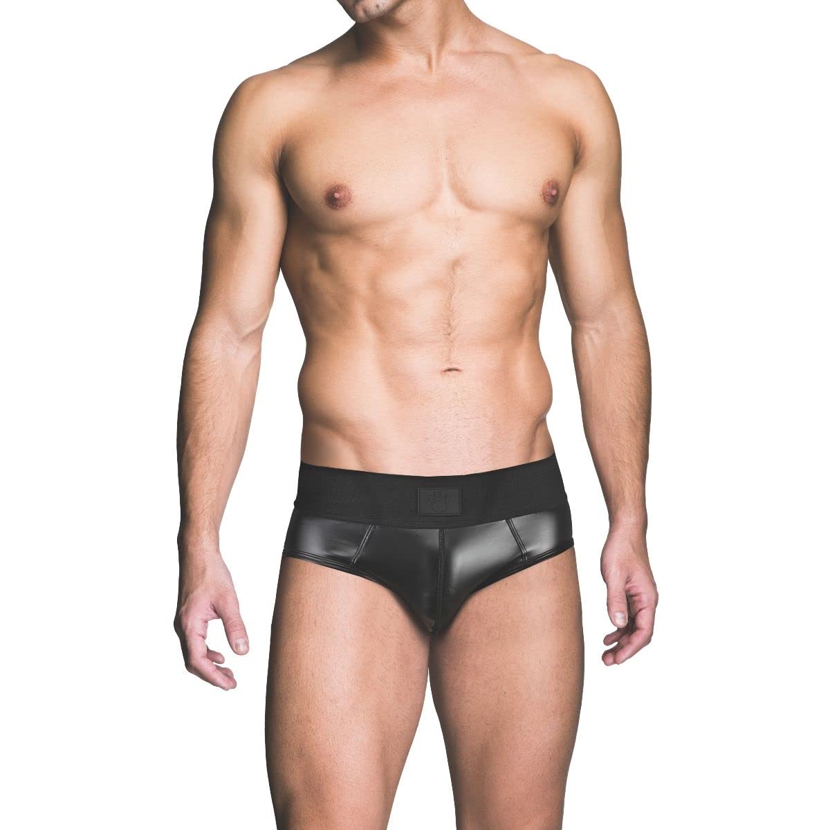 Prowler RED Wetlook Ass-less Brief L - UK Waist Size - 32" - 36" - One Count