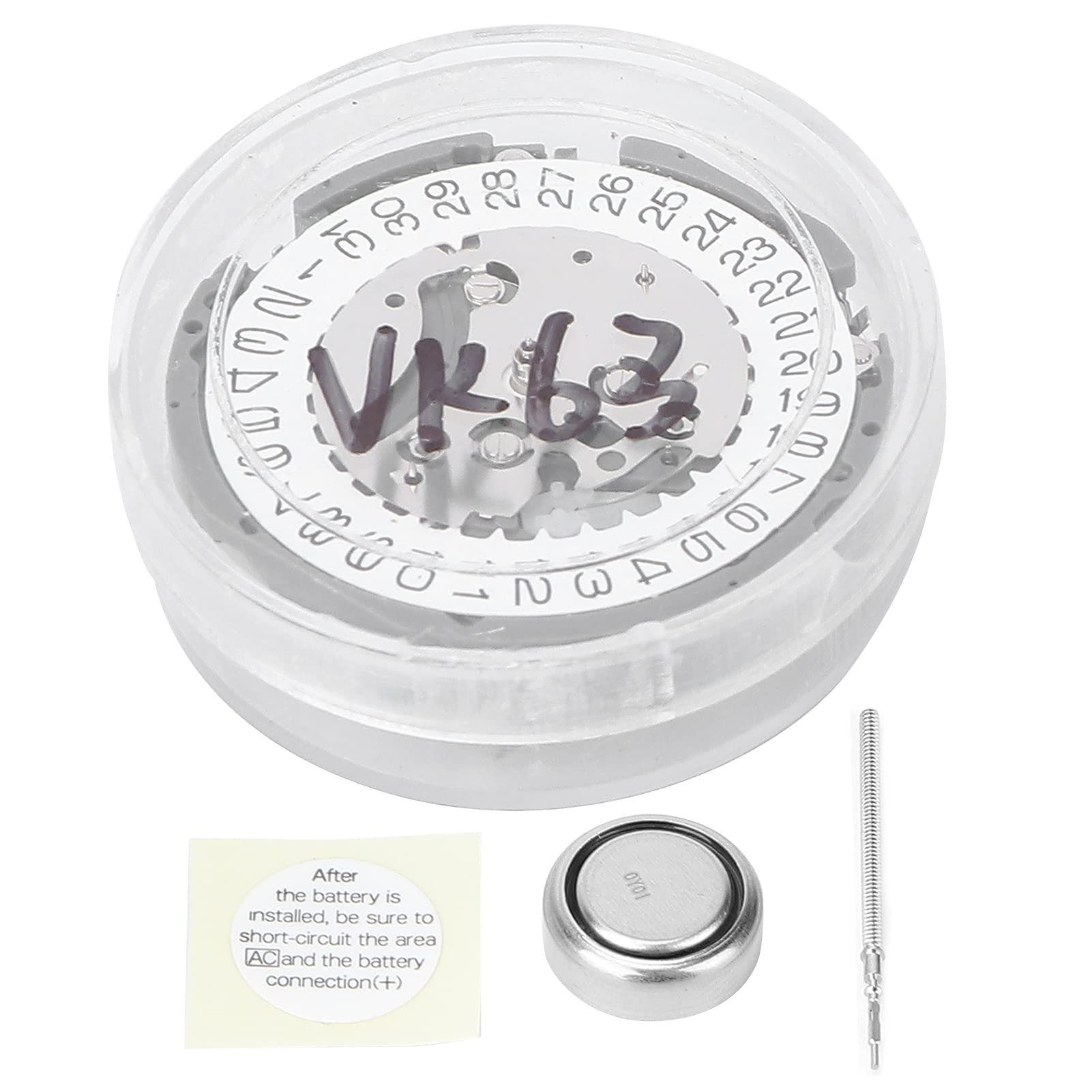 βeater　腕時計　部品 Amazon.co.jp: VK63 クォーツ時計ムーブメント修理キット)6個入り