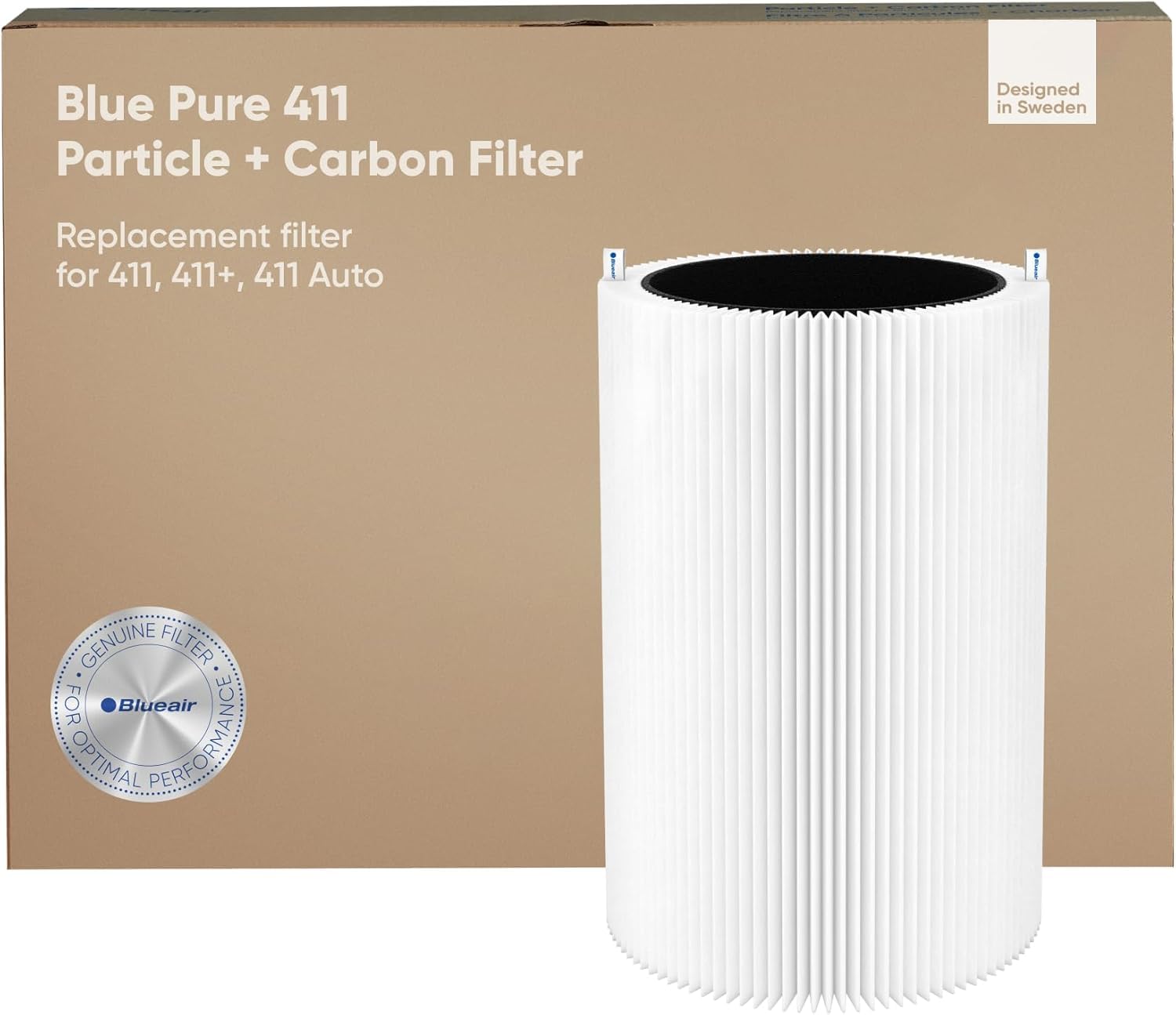 BLUEAIR Blue Pure Joy S i 1 zestaw oryginalnych filtrów zamiennych do oczyszczacza powietrza Joy S / 3210