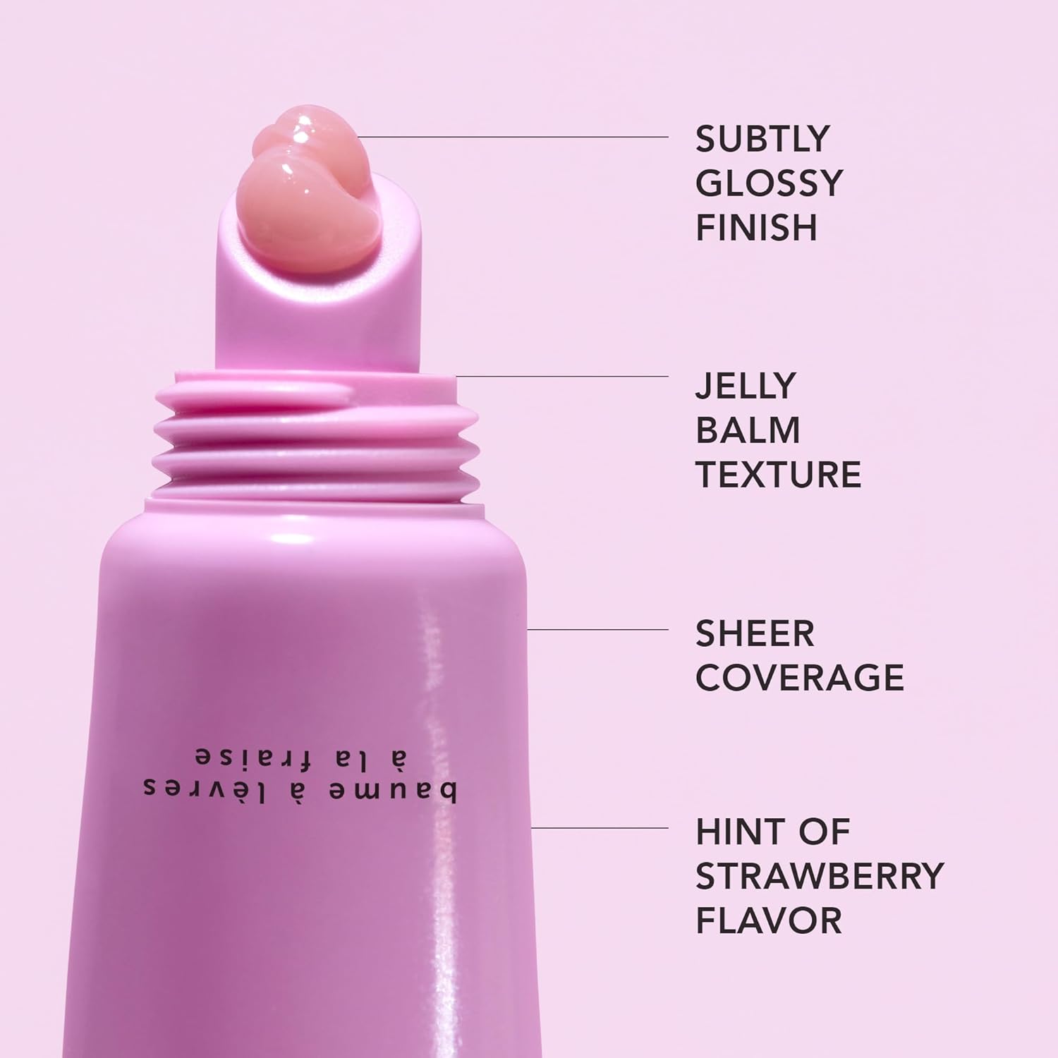 HERBIVORE Dream Jelly Multi-Oil Lip Balm for Hydration + Plumping with Linoleic Acid, Shea Butter, and Vegan Waxes - Plant-based, Vegan, Cruelty-Free Strawberry image 3 of 8 B0CXB522Q7