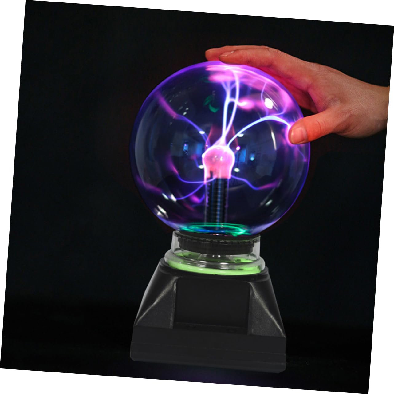 UPKOCH 4 blinkende Kugel Plasmakugel Ball Kugel Kugel Licht einer Plasmalampe berühren Elektro optische Kugel fließende Kugel leuchtende Kugel :