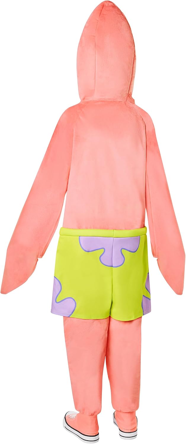 Spirit Halloween SpongeBob SquarePants Kids Patrick Star Jumpsuit| Officially Licensed | Group Costumes