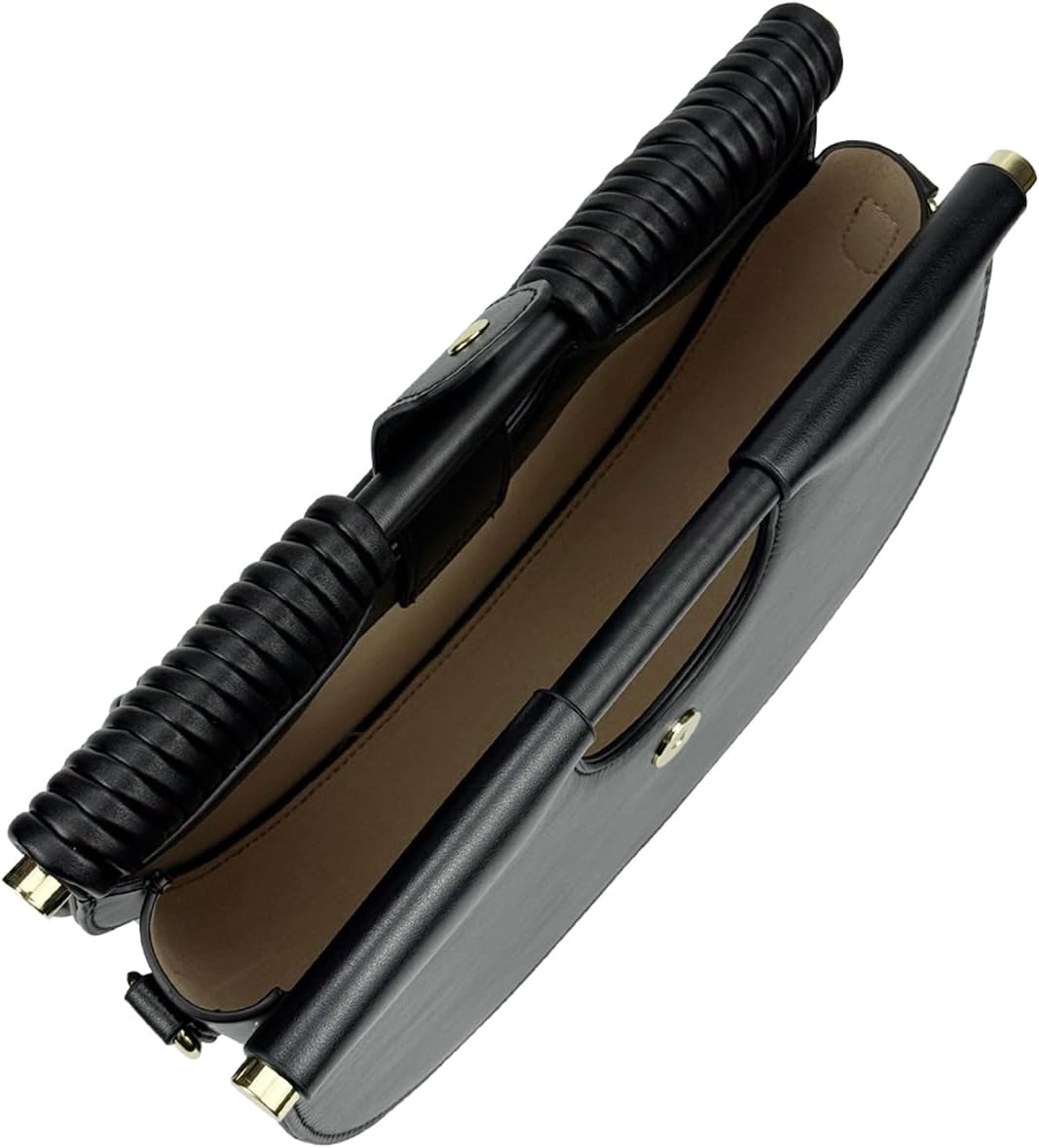 Elegant Half Round Chinc Woven PU Leather Lou Top Handle Bag for Women Formal Evening Clutch Purses - Image 5