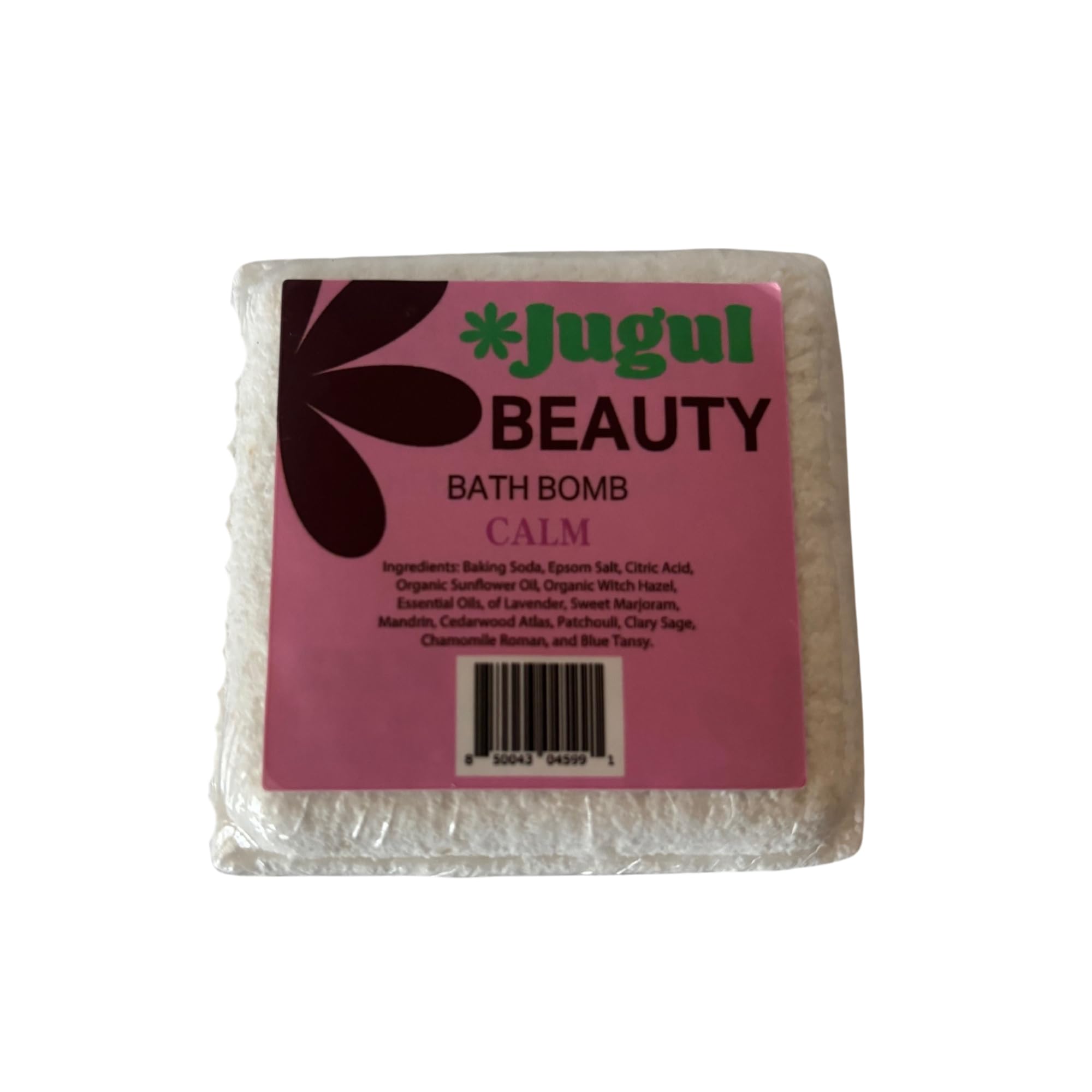 Jugul Beauty Calming Bath Bomb, Calm & Relax with Organic Essential Oils Lavender, & Chamomile | Gift for Any Occasion | Stocking Stuffer