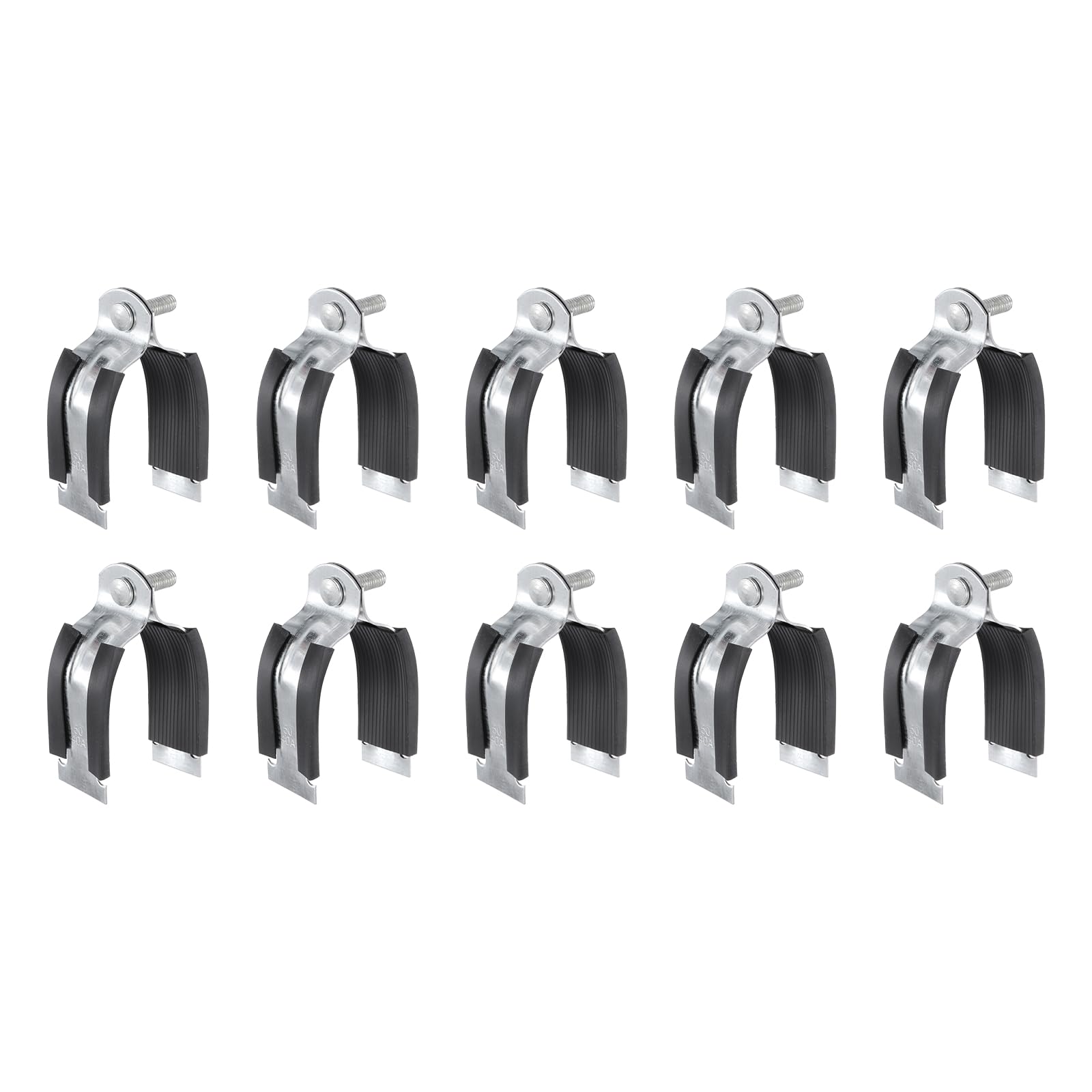 Abrazaderas de amortiguador de goma antivibración de 2-3/8 pulgadas para tubos CVPC y cobre