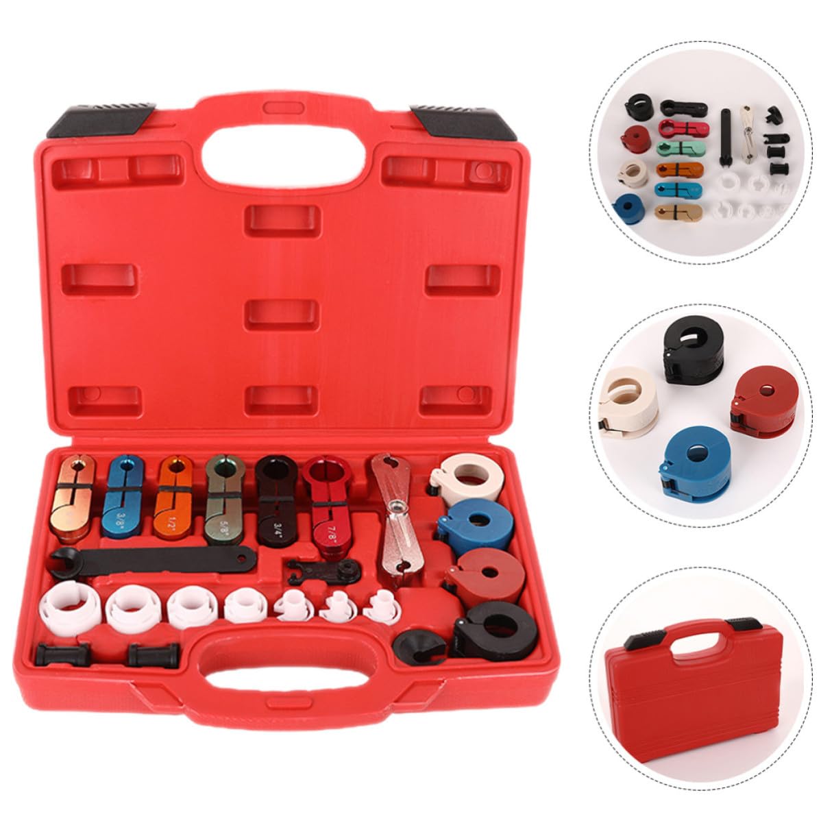 Attrezzo Scollegamento Tubo Auto 22 Pezzi Lega di Zinco e Plastico | Disconnessione Rapida, Compatibilità Versatile, Vacanze Estive, Utensili per Meccanici e Attrezzi per Auto