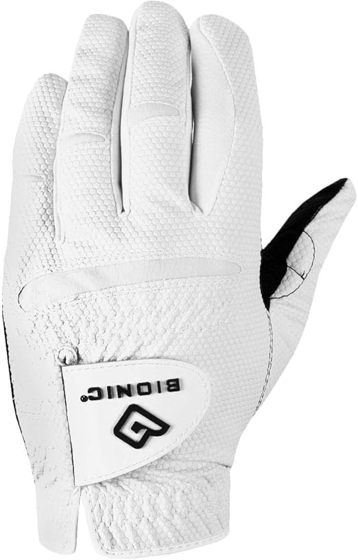 Bionic Men's Bionic Relaxgrip® 2.0 Golf Glove White/Black M/L, Gloves Amazon Canada