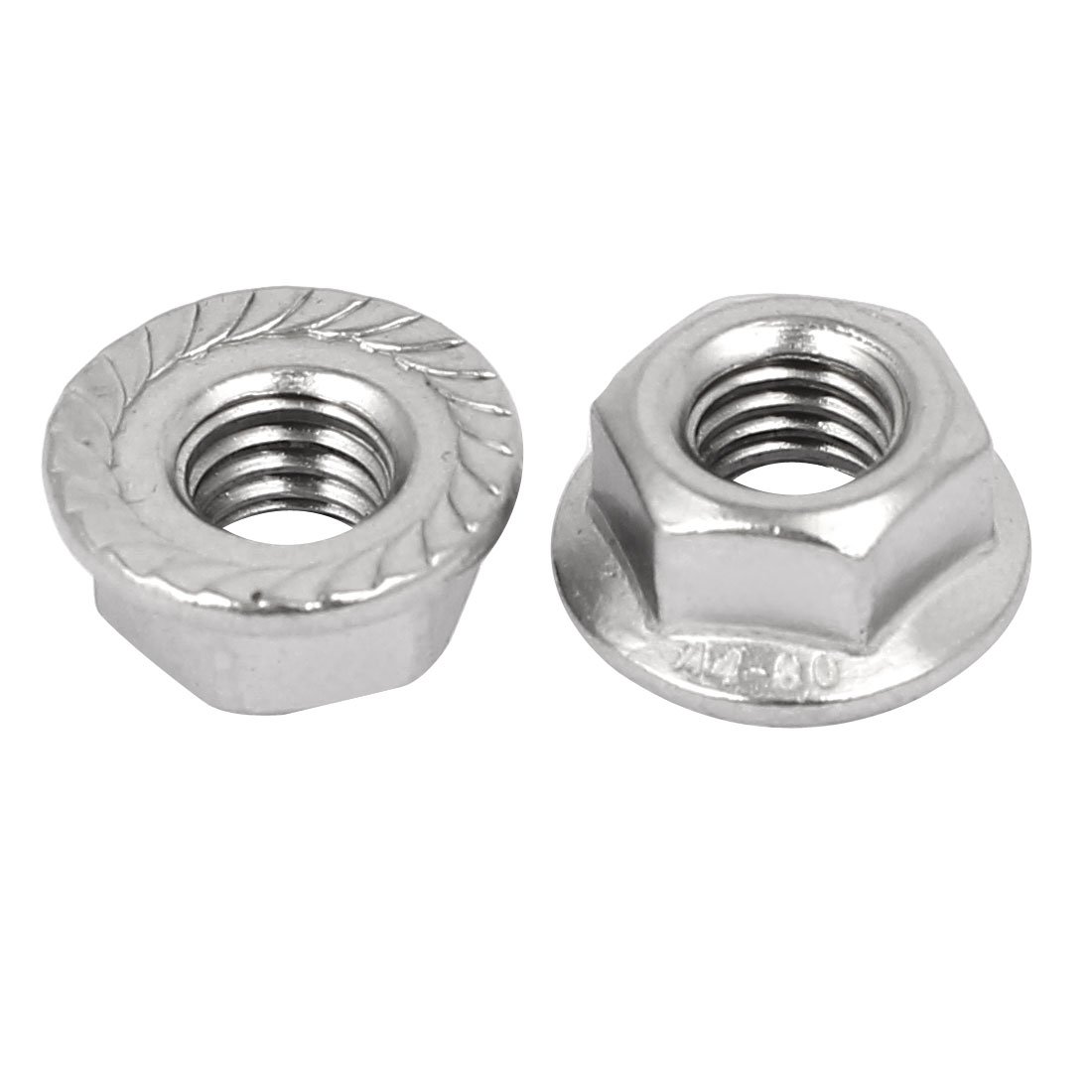 Sourcing Map M6 Serrated Flange Hex Lock Nuts, Carbon Steel Black Oxide Finished 100pcs : Buy Online At Best Price In KSA - Souq Is Now