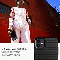 Vista 3 de Spigen Liquid Air - Funda diseñada para iPhone 11 (2019), color negro mate