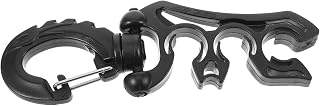 FRCOLOR Black Universal Snorkel Clip Replacement for Diving Accessory