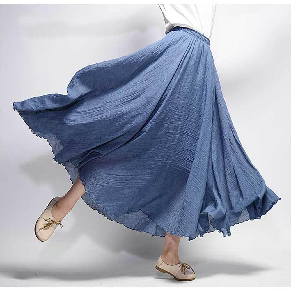 【BAON】Lovey pin tuck cotton banding long skirt BAON】Lovey pin tuck cotton banding long skirt FW ver Amazon