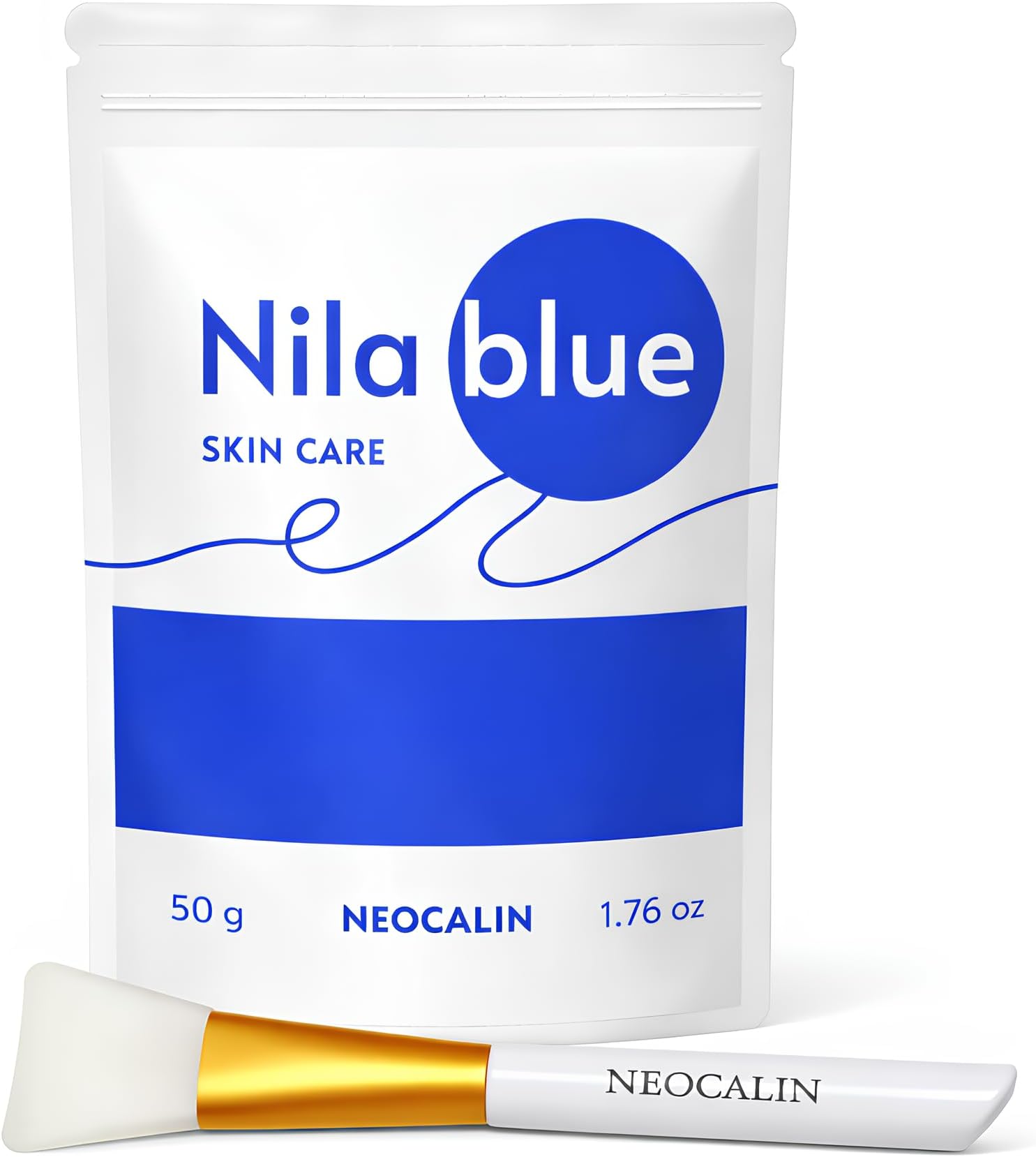 Nila Blue Powder – 100% Pure Moroccan Indigo | Natural Radiance & Glow Booster for Skin and Hair | DIY Face Mask & Hair Care (50g / 1.76 oz)