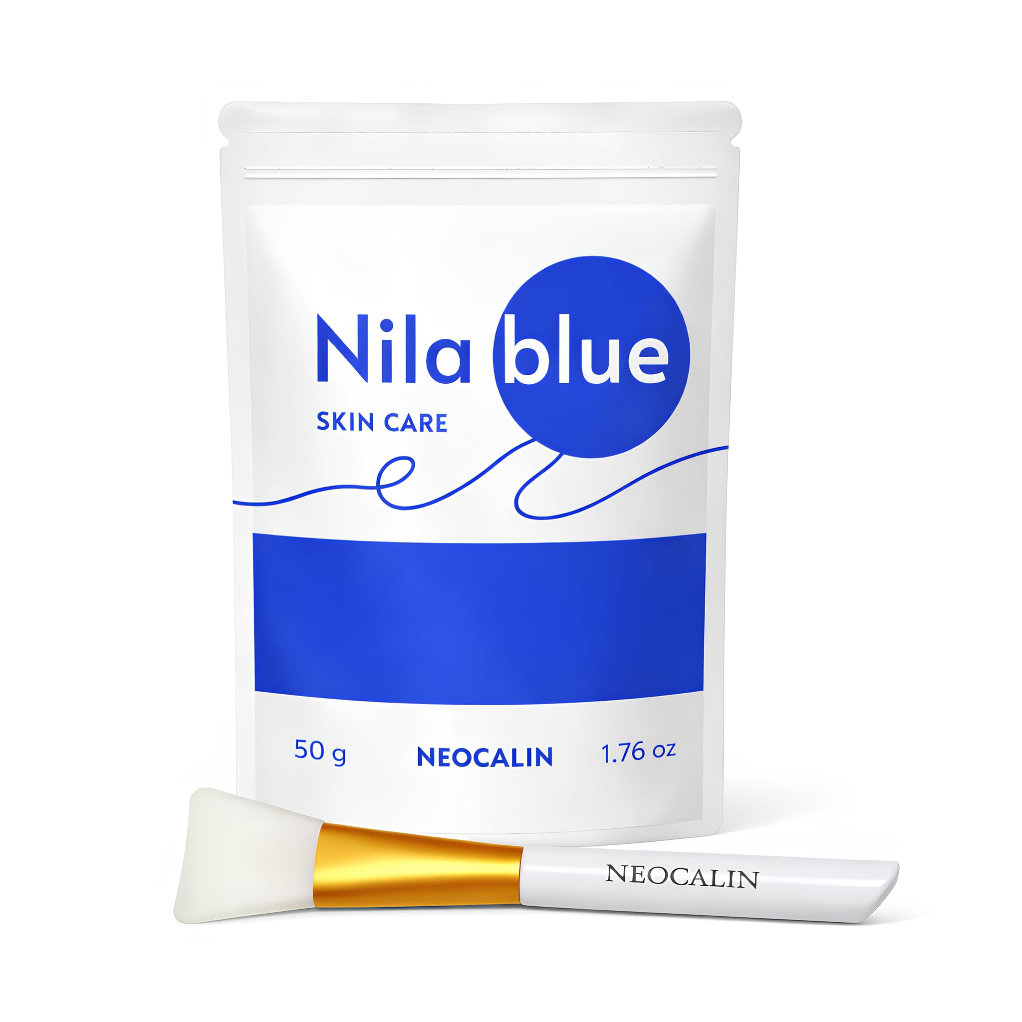 Nila Blue Powder – 100% Pure Moroccan Indigo | Natural Radiance & Glow Booster for Skin and Hair | DIY Face Mask & Hair Care (50g / 1.76 oz)