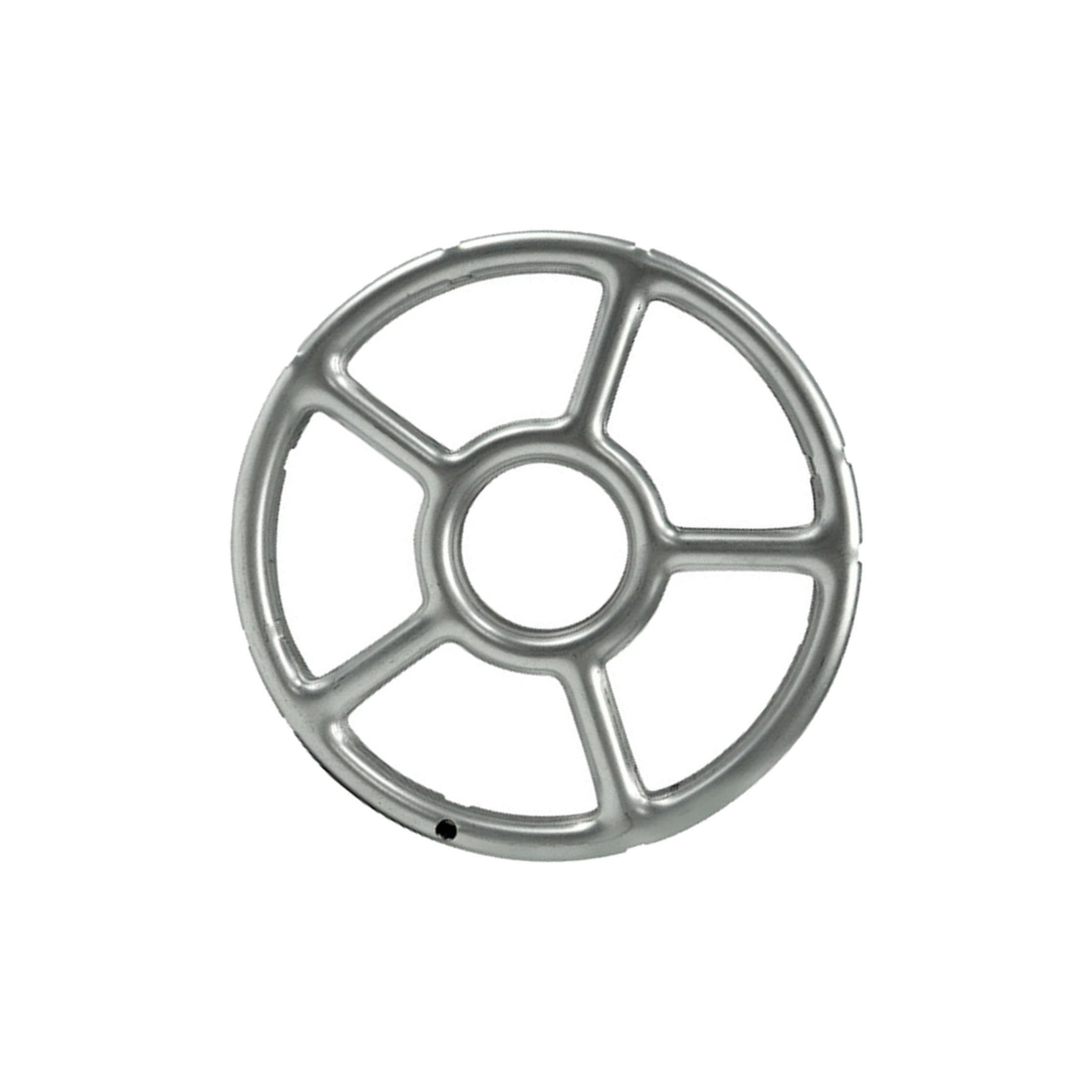 Pixzcsa Silver Hob Cover Outdoors Rings Reducer Trivets Stainless Steel Metal Multifunctional Cooker Wok Support Cooking Accessories Hob Cover Stovetop Camping, 16.5Cm