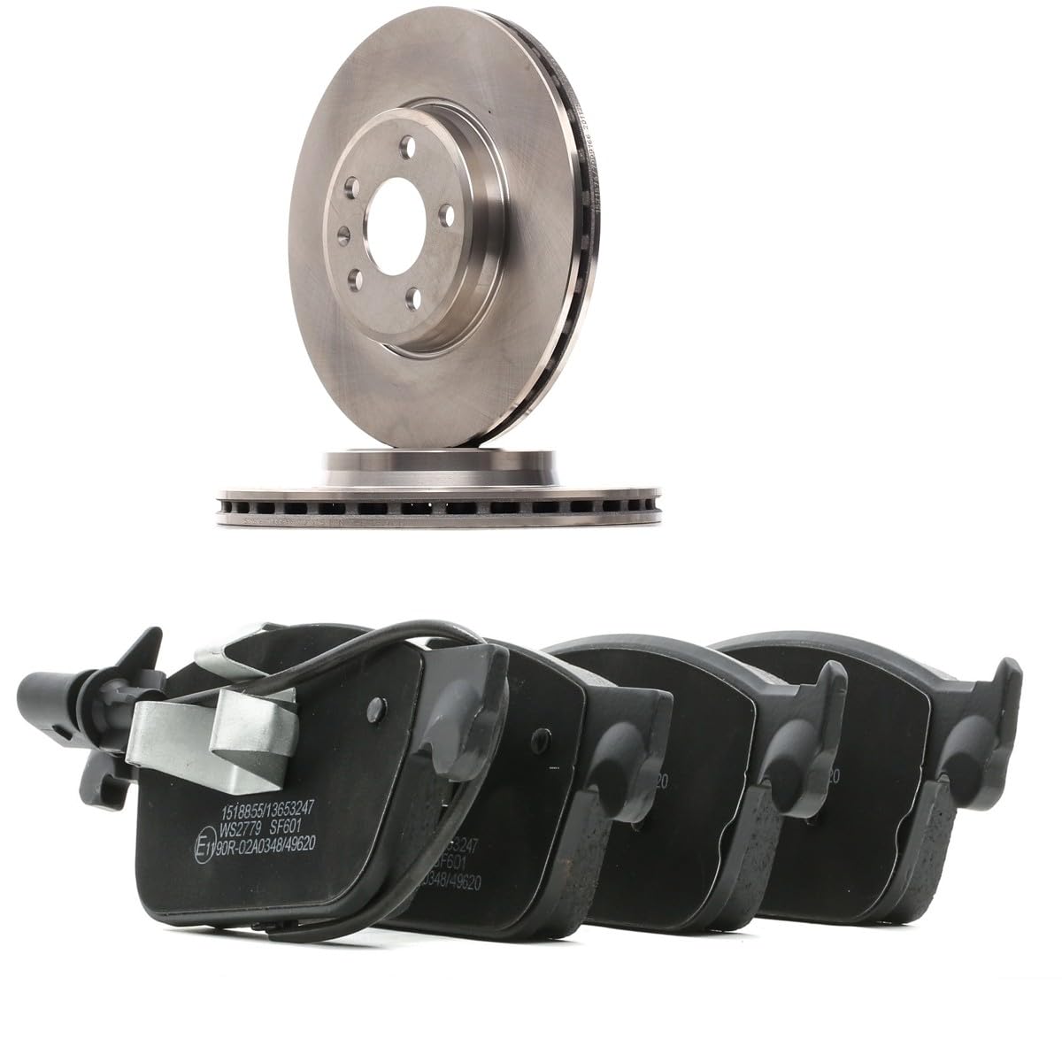 RIDEX Bremsenset Vorne 314mm Bremsscheiben und Bremsbeläge Belüftet