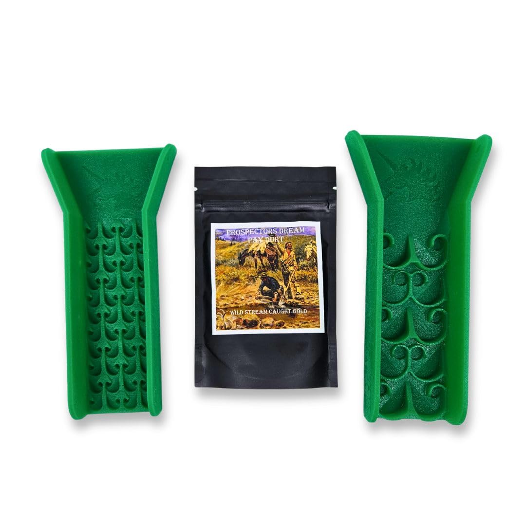 Dream Mat Pocket Sluice Kit with Gold Paydirt - Mining Equipment - Mini Sluice - Portable Gold Pan Kit