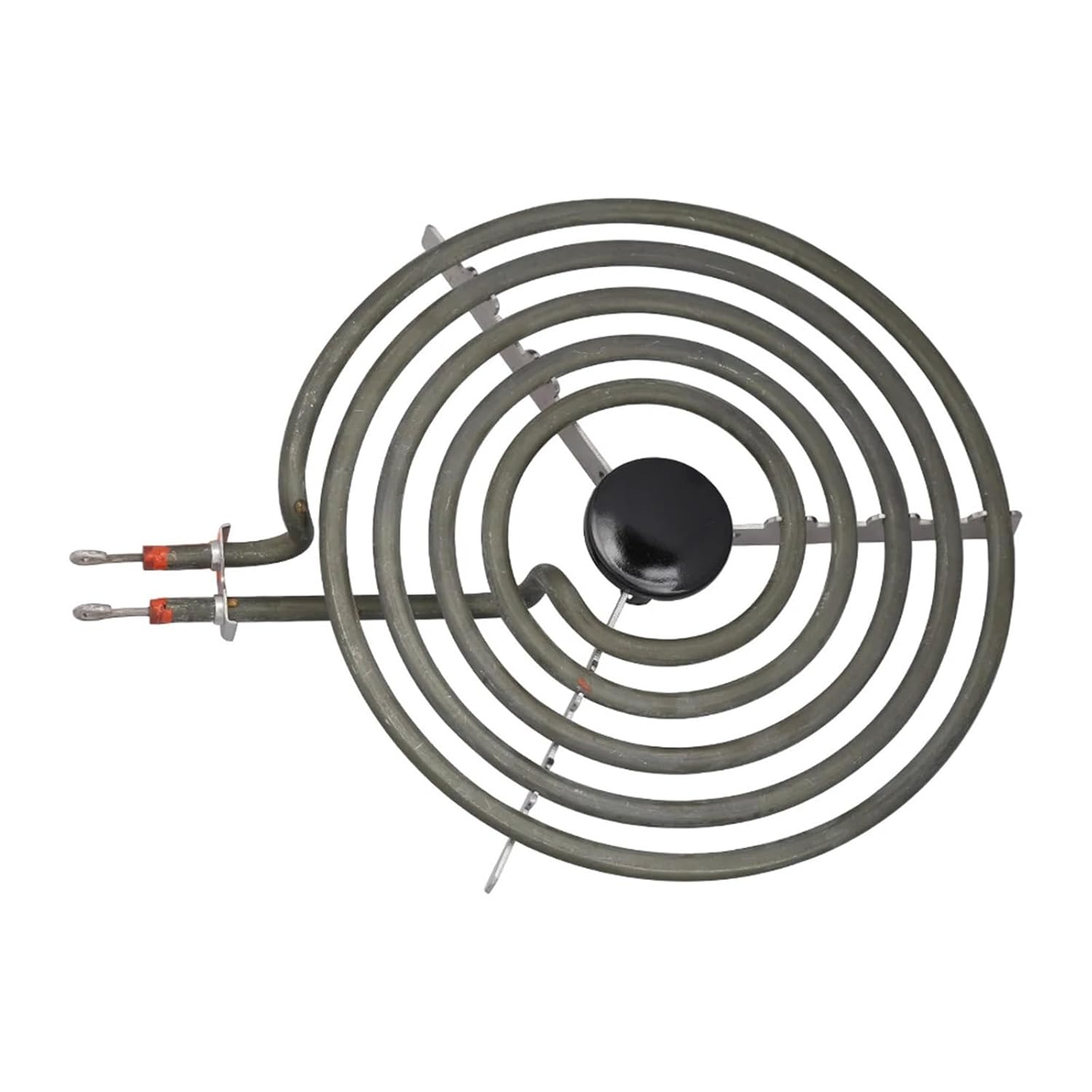 1PCS 2100W 230V 8" 5 Turns Heating Element for Surface Burner - 5 Coils Pancake Coil Shape Heater Tube with Tripod Back Size Flat(5coil-Ring)