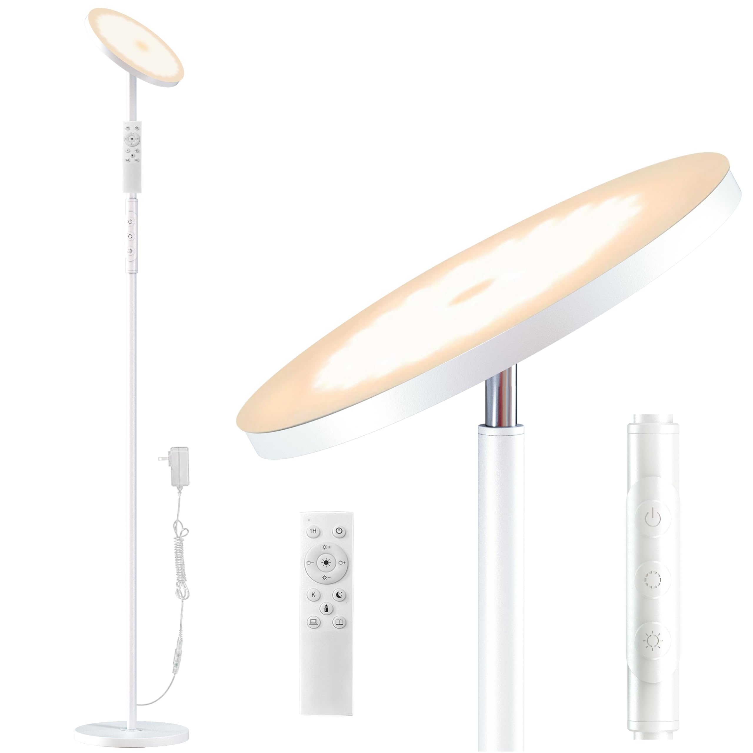 Amazon.co.jp : LEDフロアランプ、3600LM 明るいスタンディングランプ