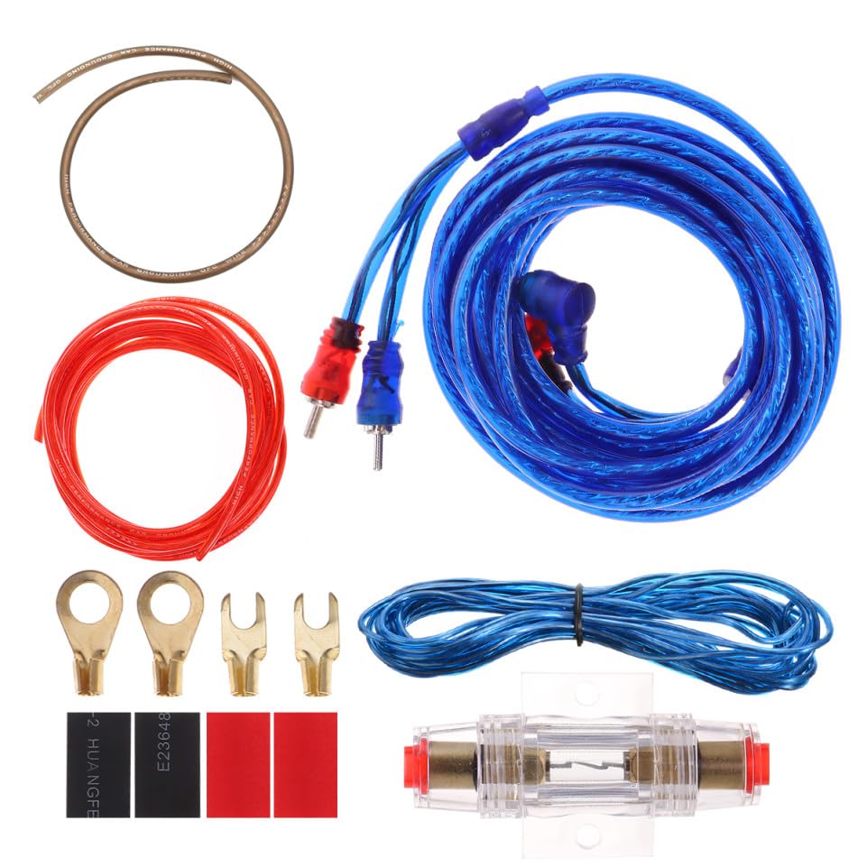 Kit câblage audio automobile Anneome 2000W avec isolation haute fidélité - 6