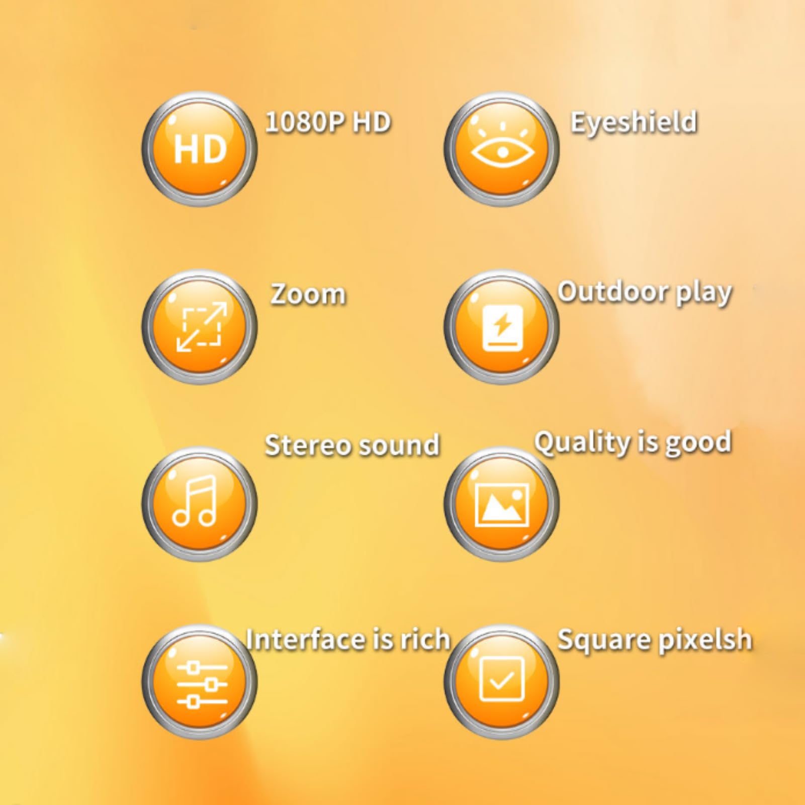 EBTOOLS Mini Projector, LCD 1080P Full HD Portable Projector, Supported 24 60 Inch Projection Movie Projector, for Home Theater Video Projector Compatible with AV, VGA, HDMI, USB