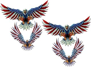 CIYODO 4 Peças Adesivo De Águia Americana Decalques De Janela Adesivos Para Carro Adesivo Para Carro Decoração Americana Decoração De Carro Gadgets De Carro Adesivos Americanos