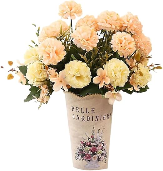 Amazon 造花 造花の花束の偽の花ライフの花輪のためのイースターテーブルの装飾の装飾品のためのリアルな花輪 フラワーアレンジメント Color C 造花 オンライン通販