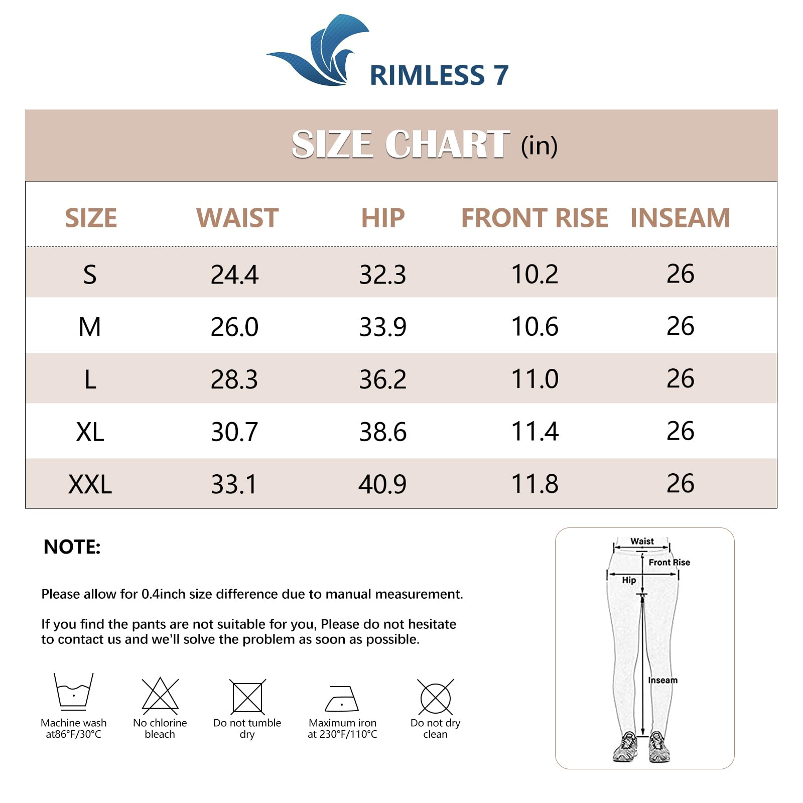 RIMLESS 7 Leggings para Mujer con Bolsillos Cintura Alta Algodón Pantalones Yoga Entrenamiento Correr Compresión Atlética Pantalones Capri 7/8 Longitud-Negro, M
