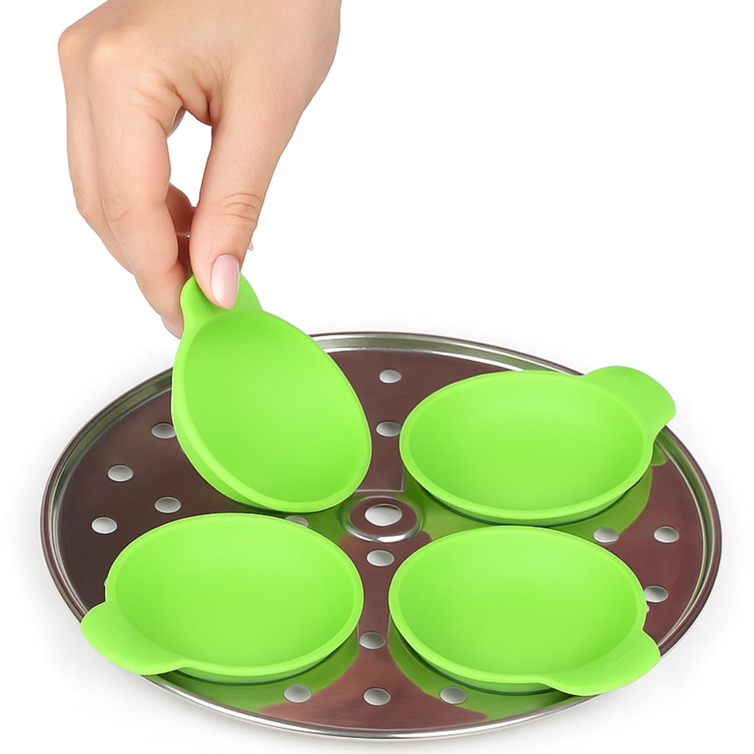 CELA 16 Pcs Silicone Idli Moulds | Non-Stick Food Grade Silicone Idli Maker Liners | BPA-Free, No-Greasing Idli Cups | Perfect Round Idlis | Microwave, Oven & Dishwasher Safe | Reusable Idli, Dhokla, Cupcake & Muffin Moulds-image-34