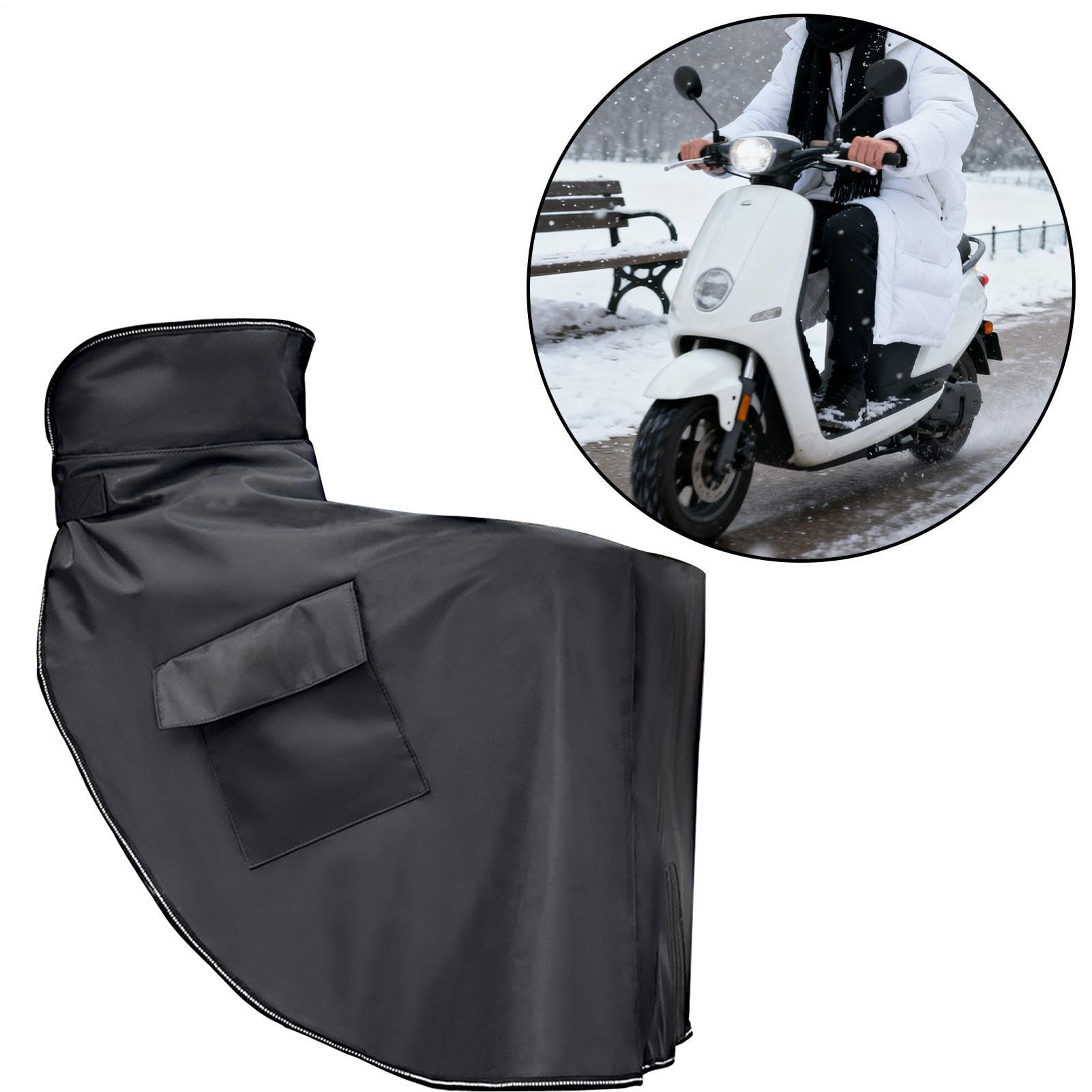 Tablier De Scooter Couverture De Scooter Imperméable Épaisse Chaude pour