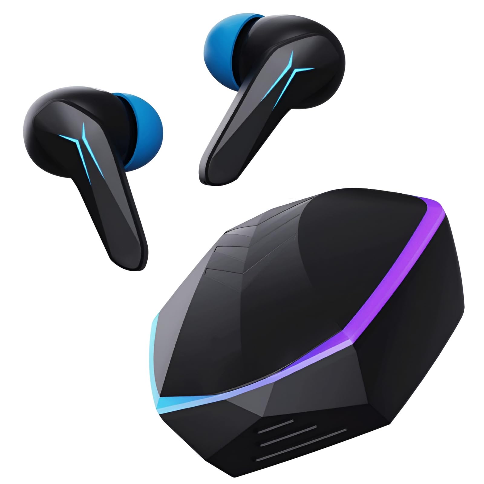 COREGENIX Immortal 121 Gaming Earbuds with Turtle Design. 30 Hours Playtime, Bluetooth 5.3 + ENC, 13mm HD BASS Drivers, IPX4 Sweat-Proof,Built-in Mic for Android & iOS