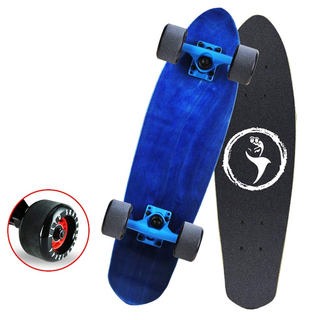 Standard Skateboards Mini Cruiser Longboard Complete Skateboard Seven Layers Maple 4 Wheels Skateboard for Kids Boys Girls Adults Beginners