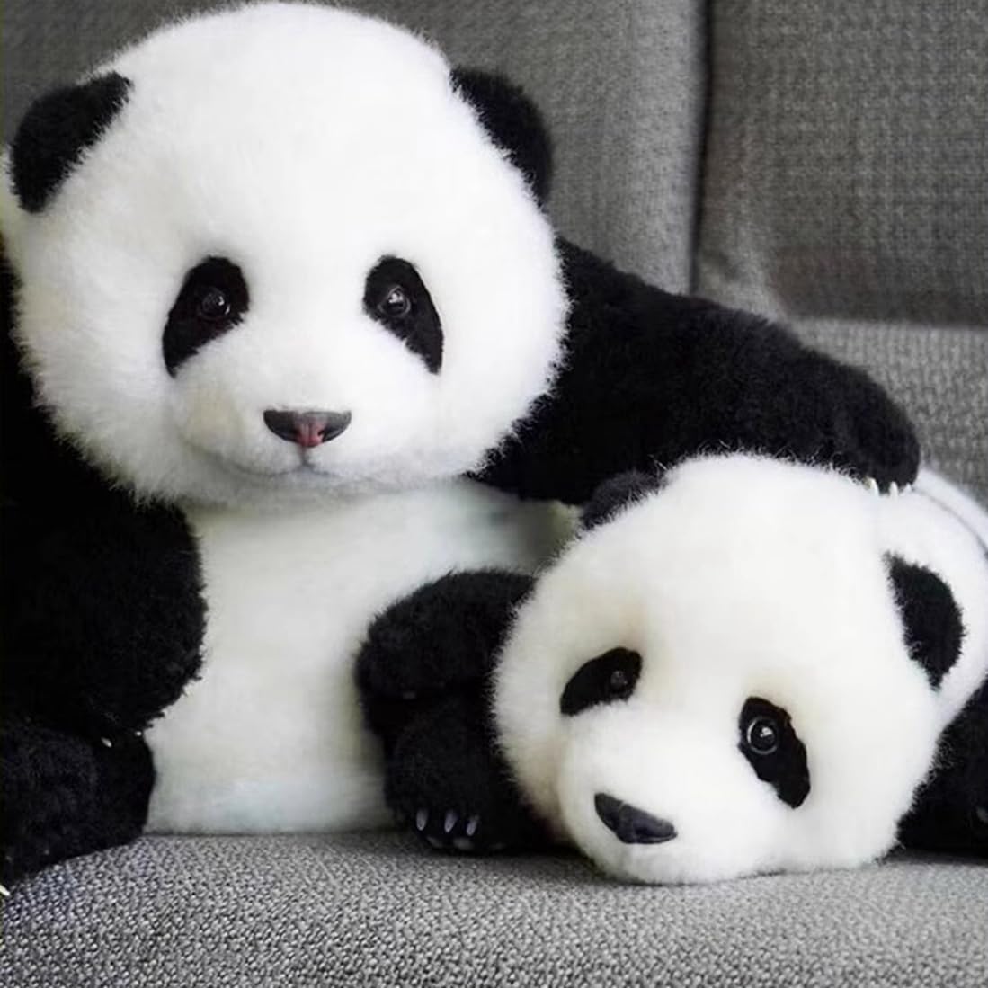 ☘️リアルパンダのぬいぐるみ　ふわふわ　かわいい ☘️リアルパンダのぬいぐるみ ふわふわ かわいい ☘️リアル
