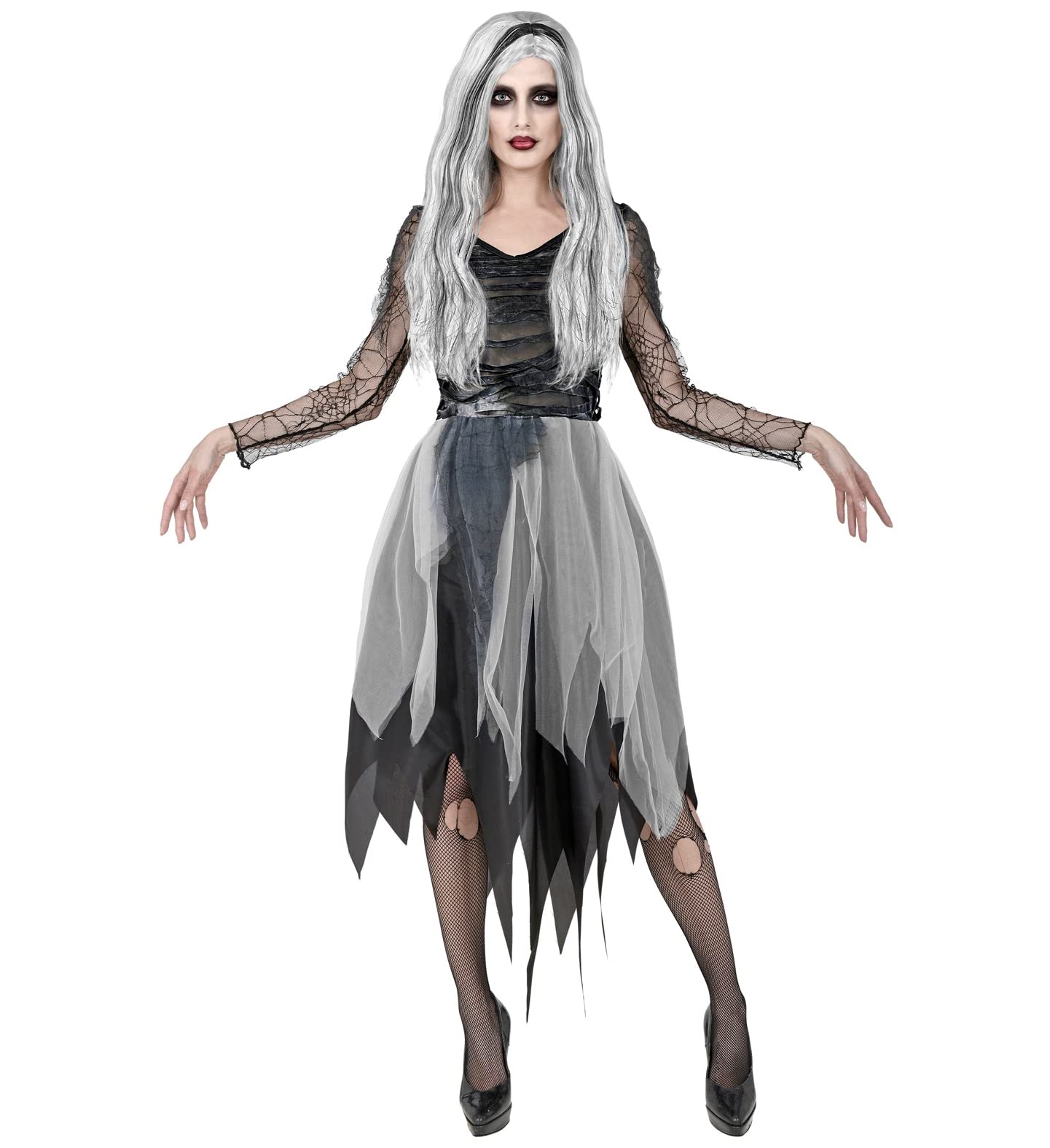Widmann - Horrible ghost costume, dress, theme party, Halloween, Multicoloured - Image 2