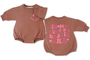 Personalized In My Auntie's Bestie Era Bubble Romper: The Perfect Baby Shower Gift