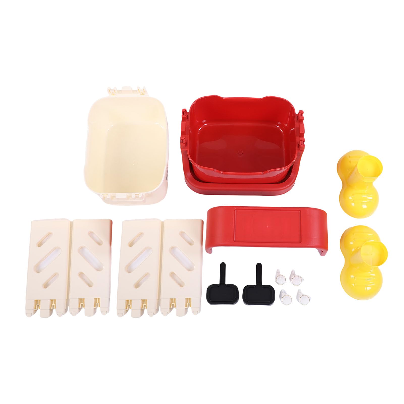 Fafeicy Carrello Multiuso con Ruote, Simpatico Organizer per Giocattoli e Snack a più Livelli per Casa, Ufficio e Garage con Piedini a Forma di Cartone Animato (3 livelli)