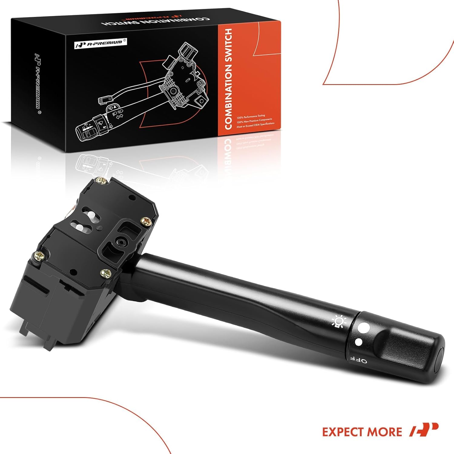 A-Premium Turn Signal Switch Lever Compatible with Honda Civic 1989-1991, CRX 1989-1991, Acura Integra 1990-1993