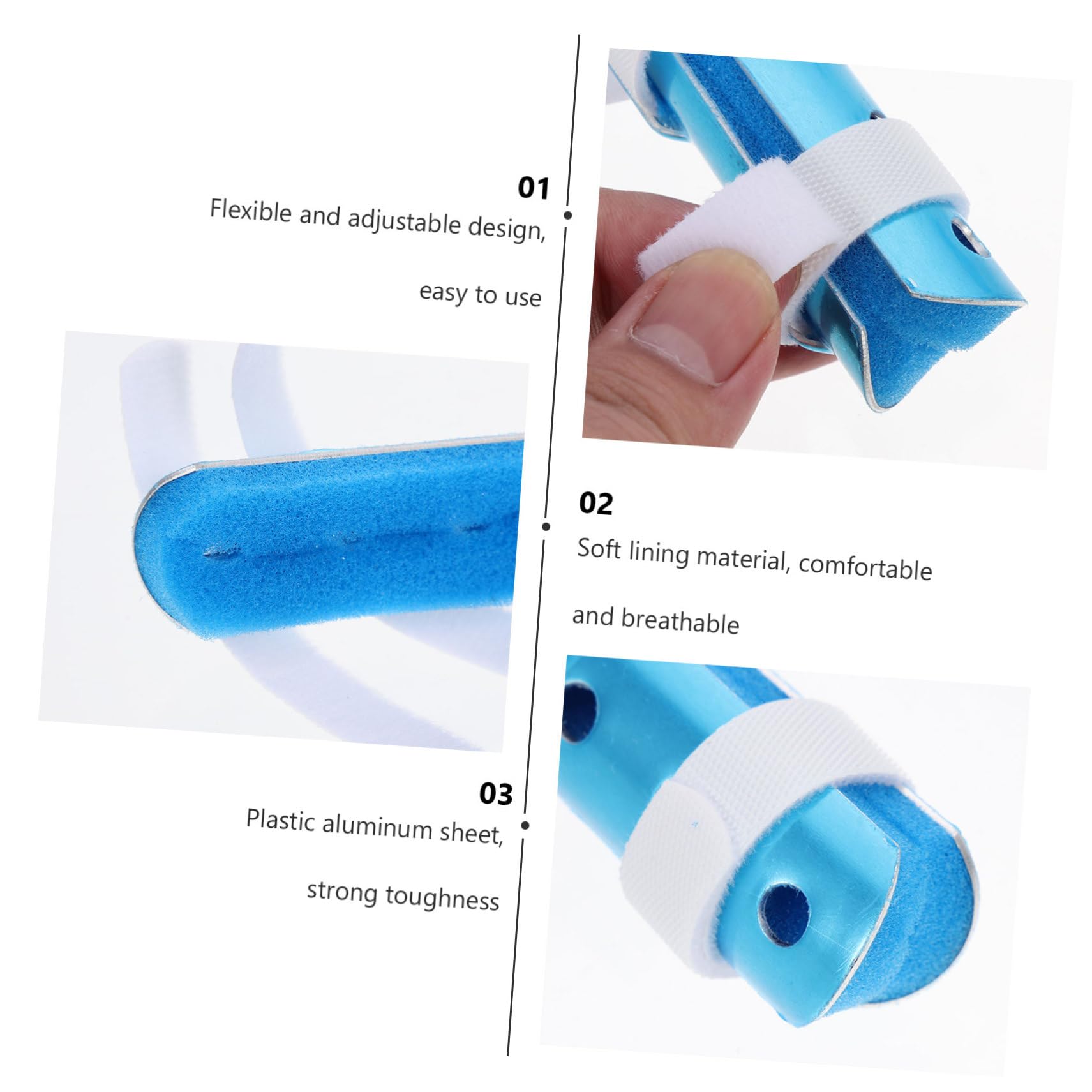 TOVINANNA Finger Fixing Splints 3pcs Finger Protectors for Joint Stabilization Portable Durable