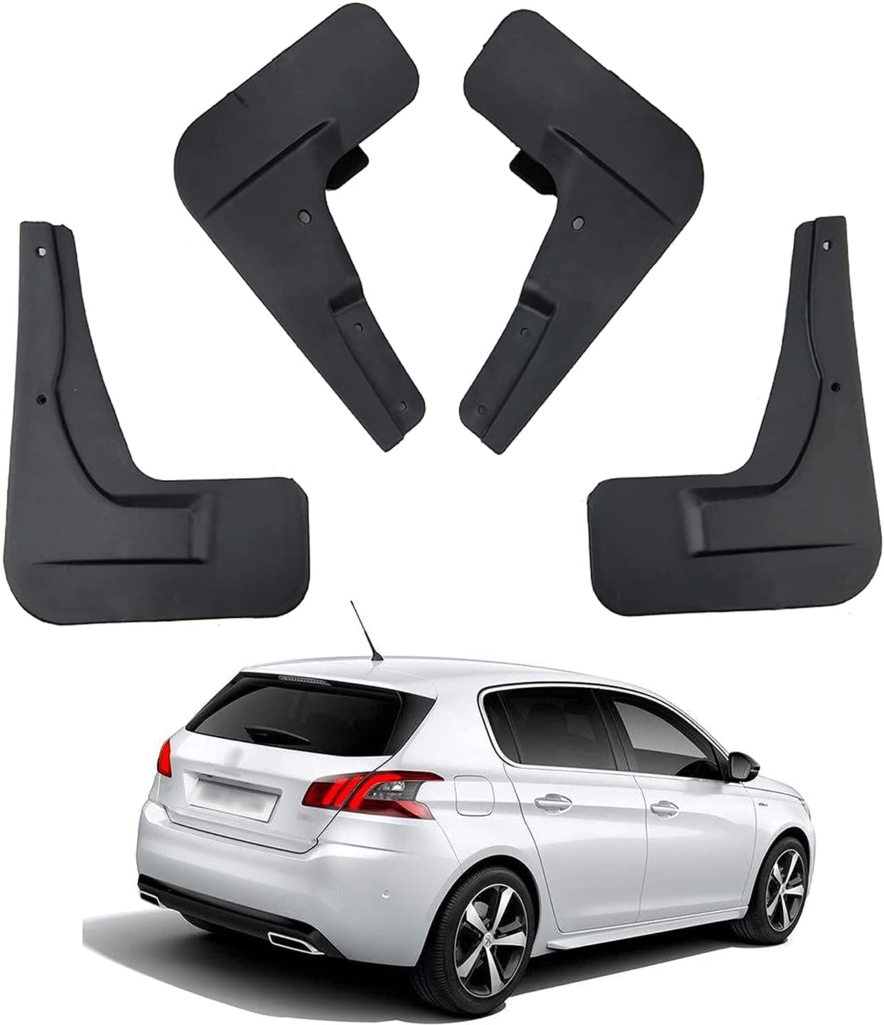 Faldillas Antibarro Guardabarros Para Peugeot 308 Mk2
