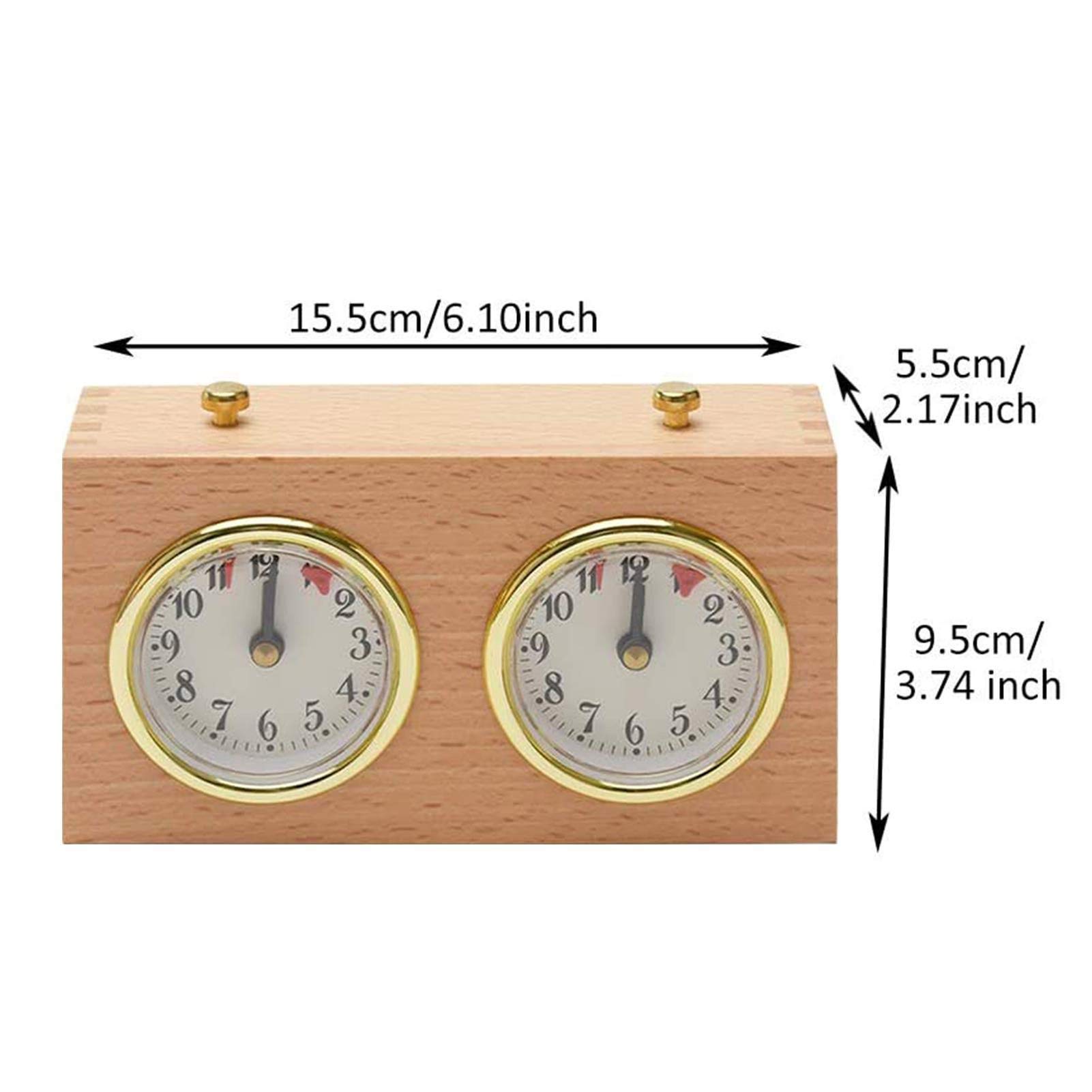 Minuteur Horloge D'échecs Numérique Chronomètre en Bois pour Jeu D'échecs Pendule D'échecs Compte À Rebours Game Timer Chess Clock Timer