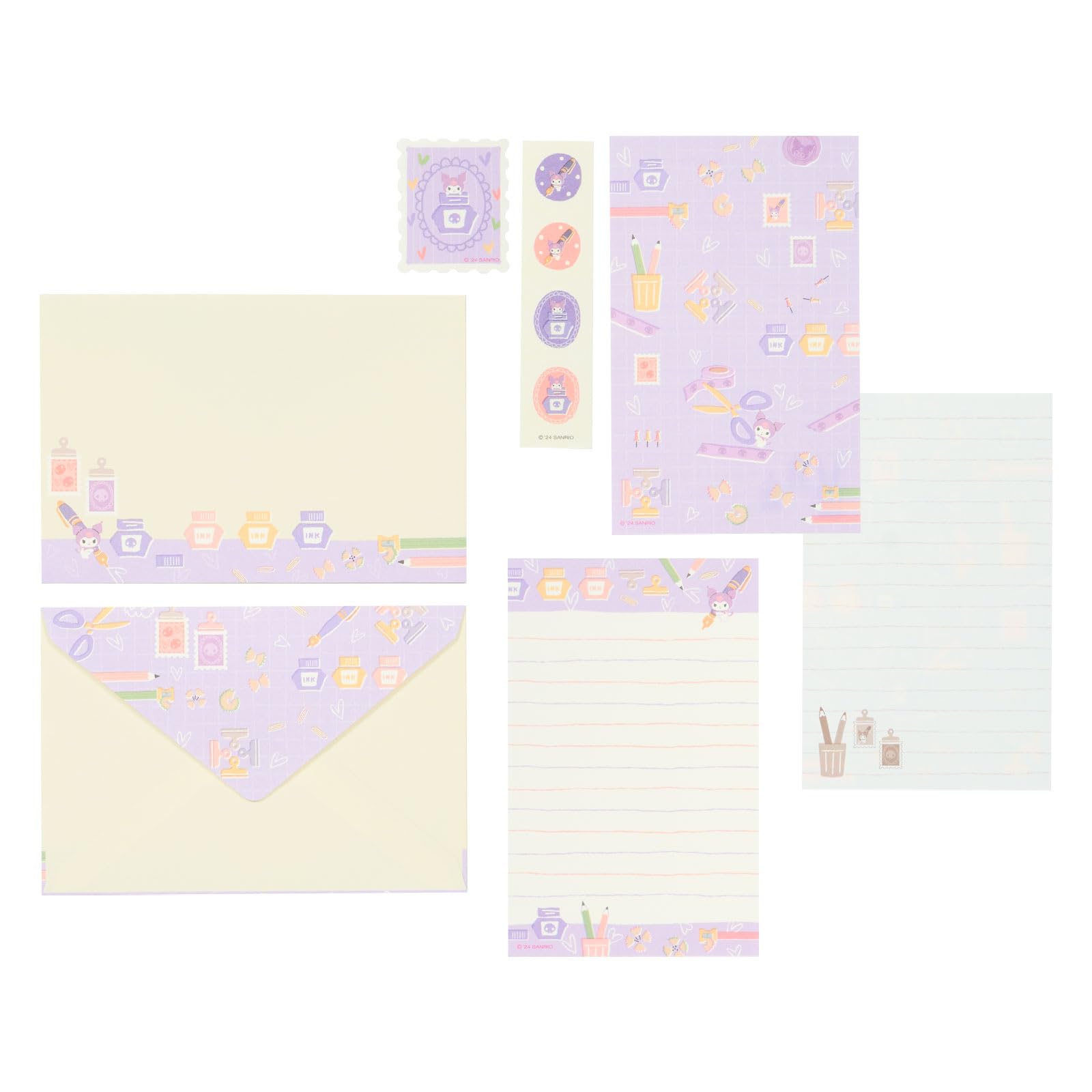 Lettres Kuromi Sanrio 341100 fermeture hermétique pour protéger vos courriers de l'humidité