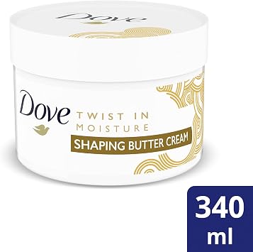 Dove Amplified Textures Twist in Moisture with Moisture Amplifying blend Shaping Butter Hair Cream for curly hair 297 g