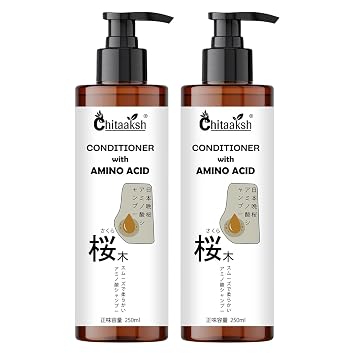 Amino Acid Hair Conditioner Deep Nourishment & Strengthening for Silky, Healthy Hair 250 mL For All Hair Types, Men & Women Pack of 2